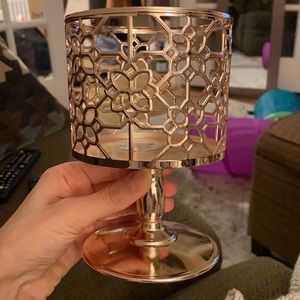 Rose Gold Candle Holder